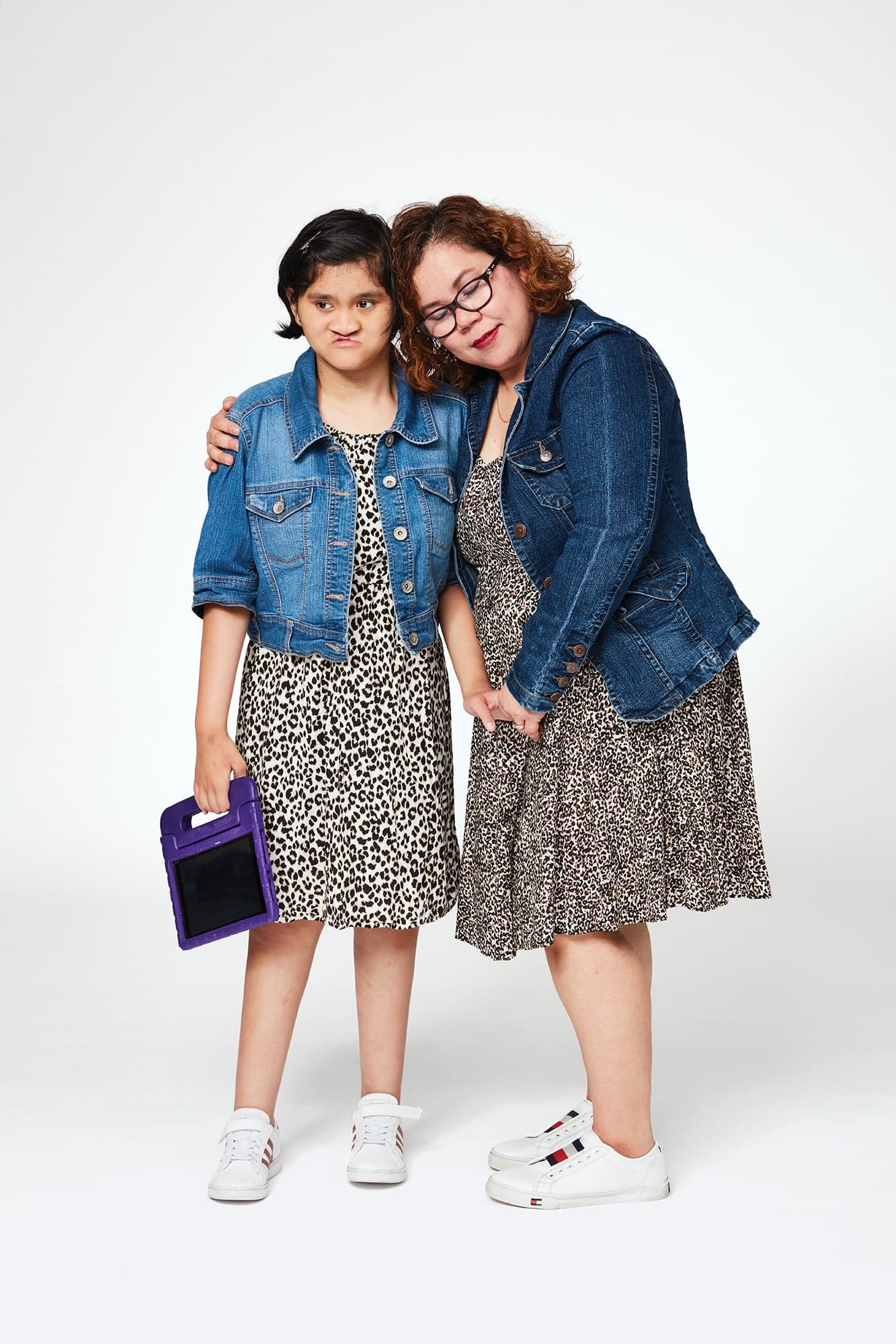 Jacqueline Murillo with her daughter, Angela, 15. (Photograph by Carmen Cheung)