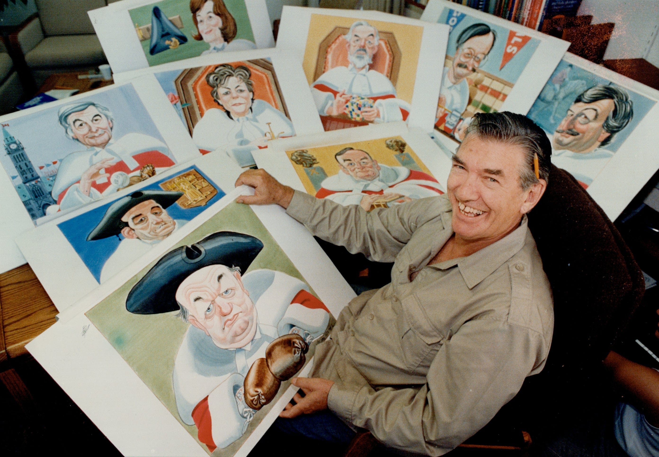 Cartoonist Duncan MacPherson (Doug Griffin/Toronto Star via Getty Images)