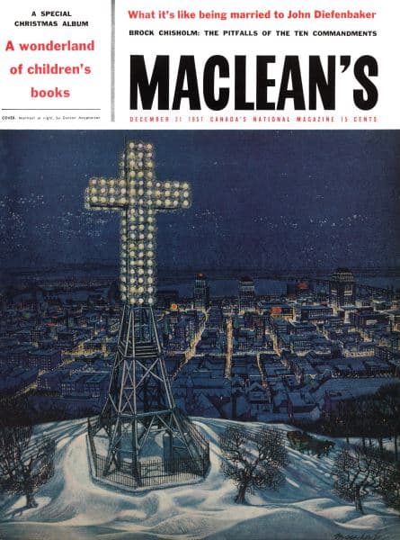A Macpherson covers for Maclean’s in 1957