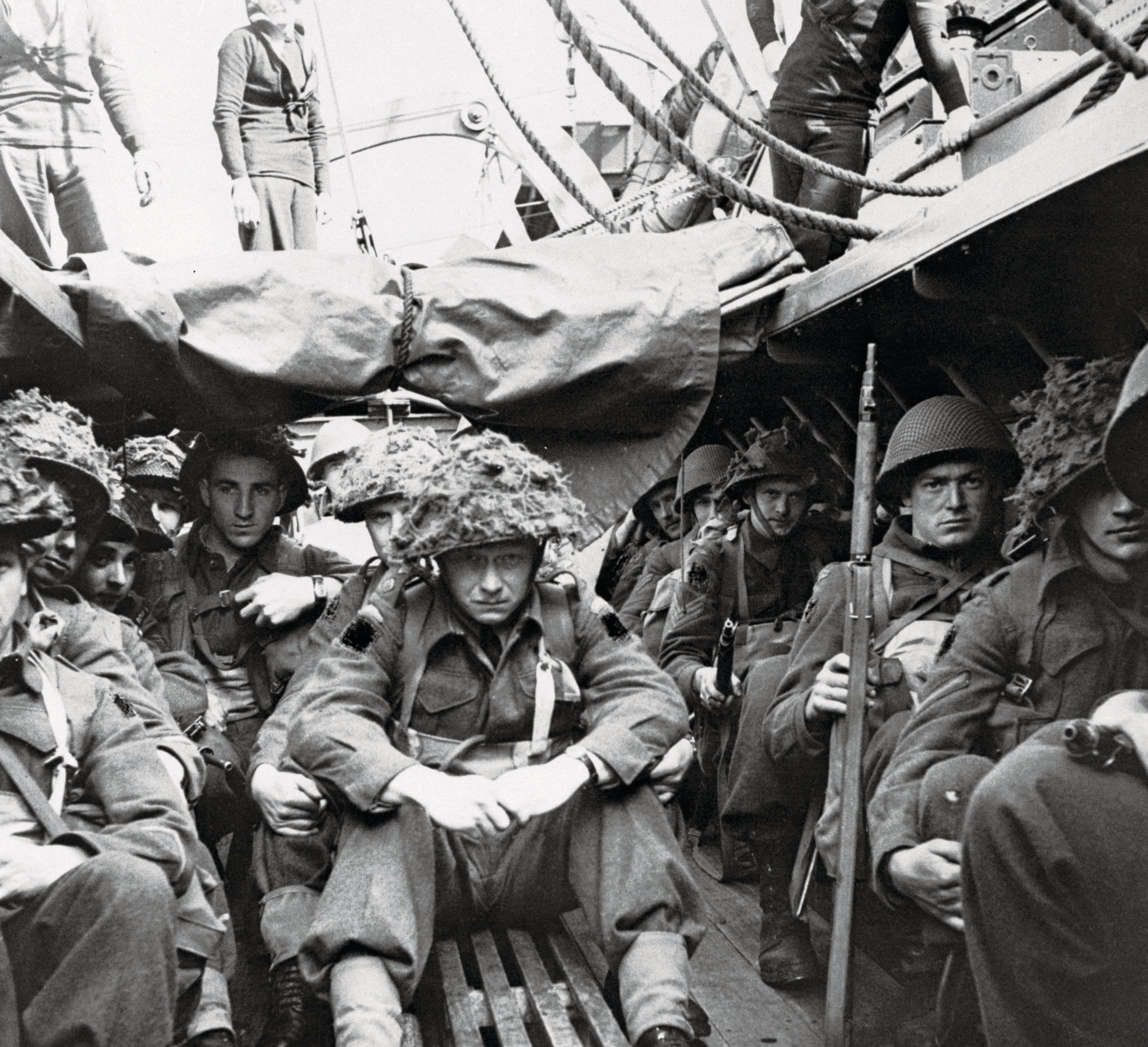 Canadian troops in France in 1944 (Bettmann/Getty Images)