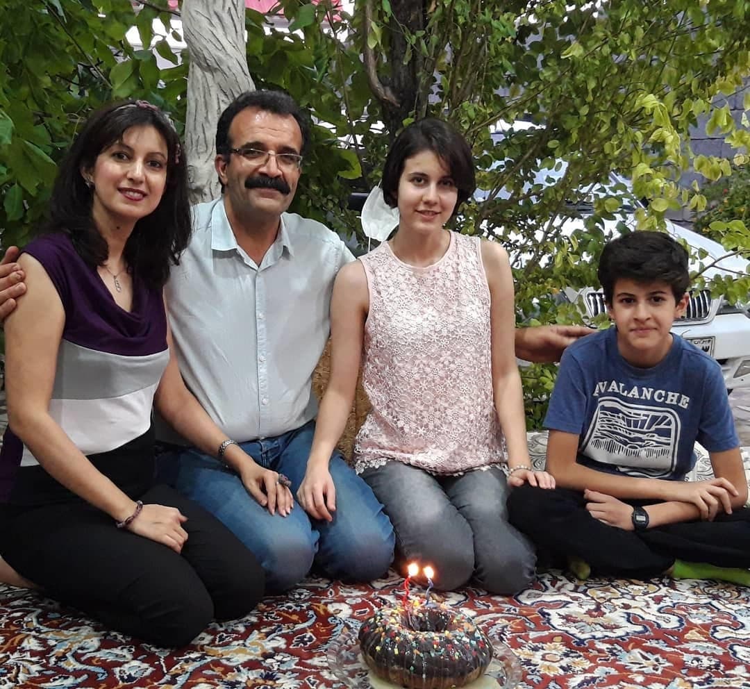 Hooshmand, Mojdeh and the kids, Nawal and Nadin