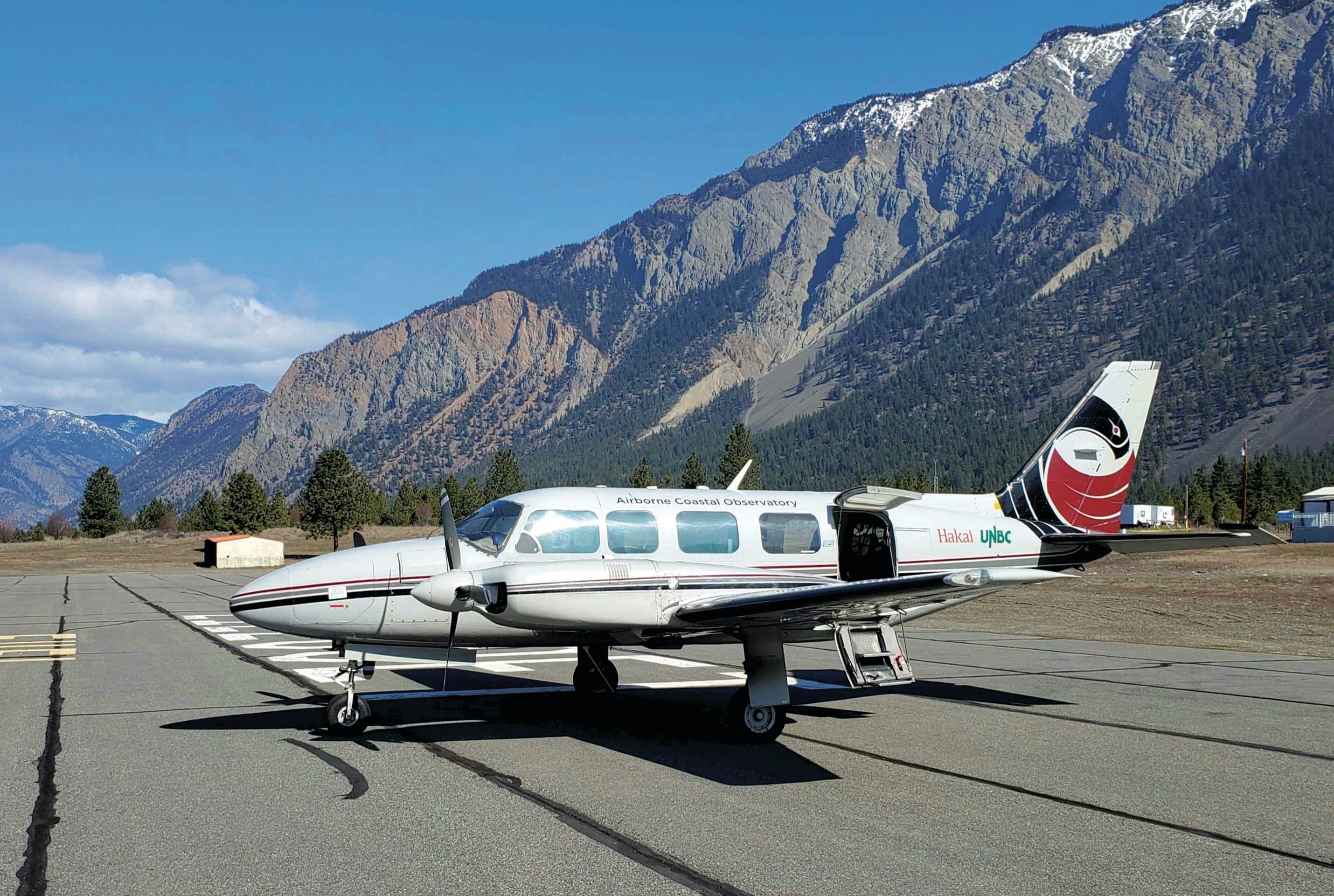 Scientists use the sensors on this plane to measure changes in snow and ice on B.C.’s central coast (Courtesy of Steve Beffort/Hakai)