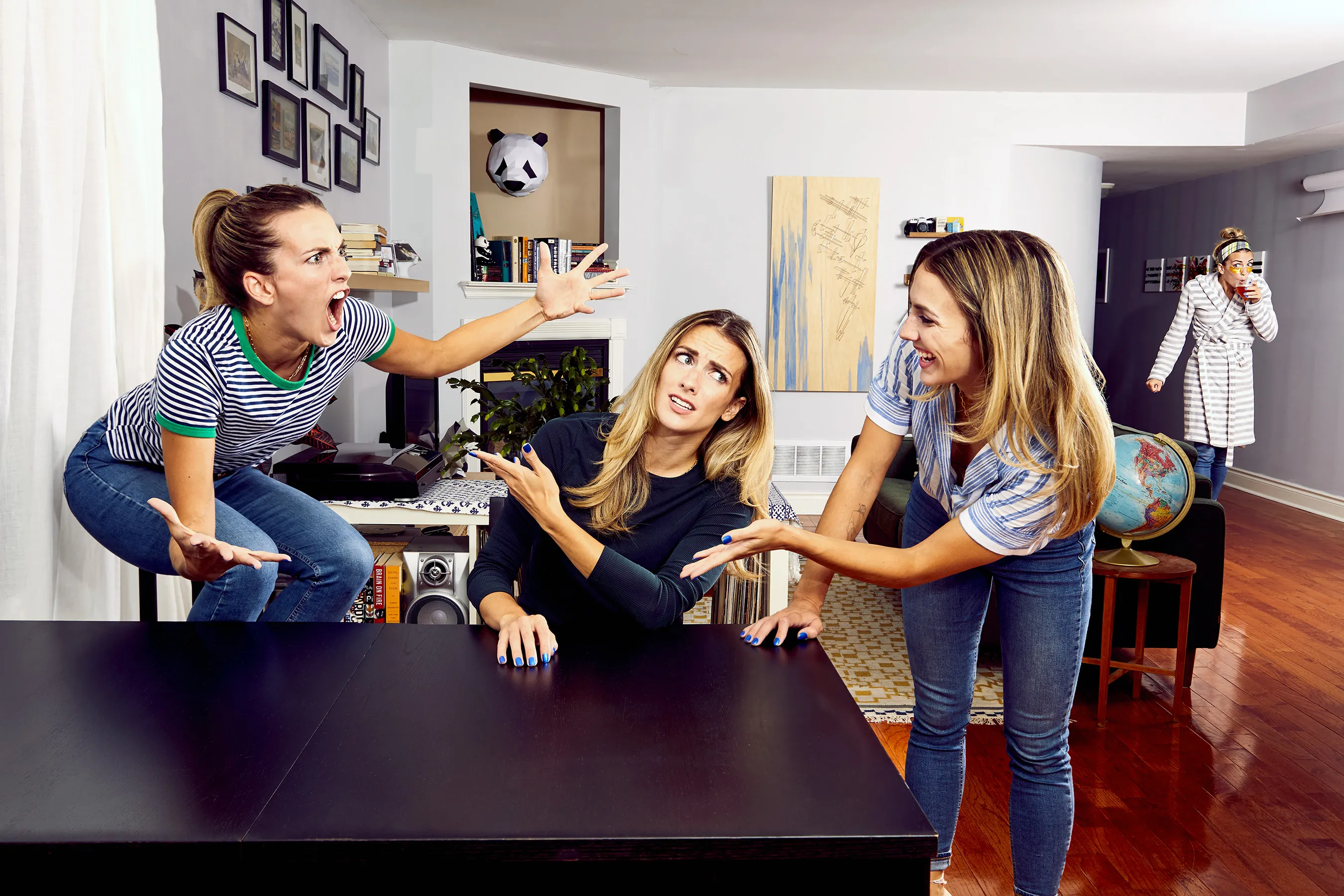 Past, present and future Julie Nolke in her Toronto apartment. (Photo illustration by Christie Vuong)