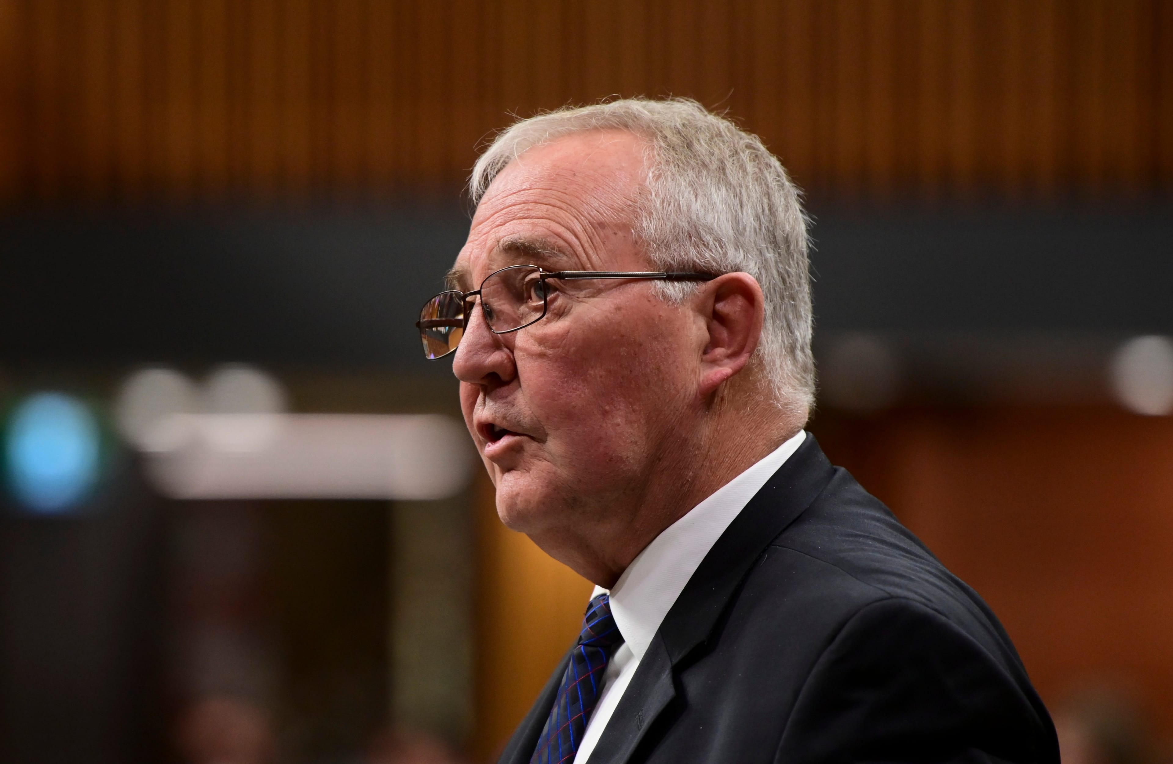 Minister of Public Safety and Emergency Preparedness Bill Blair answers a question during question period in the House of Commons on Parliament Hill in Ottawa on Monday, Nov. 16, 2020. (Sean Kilpatrick/CP)