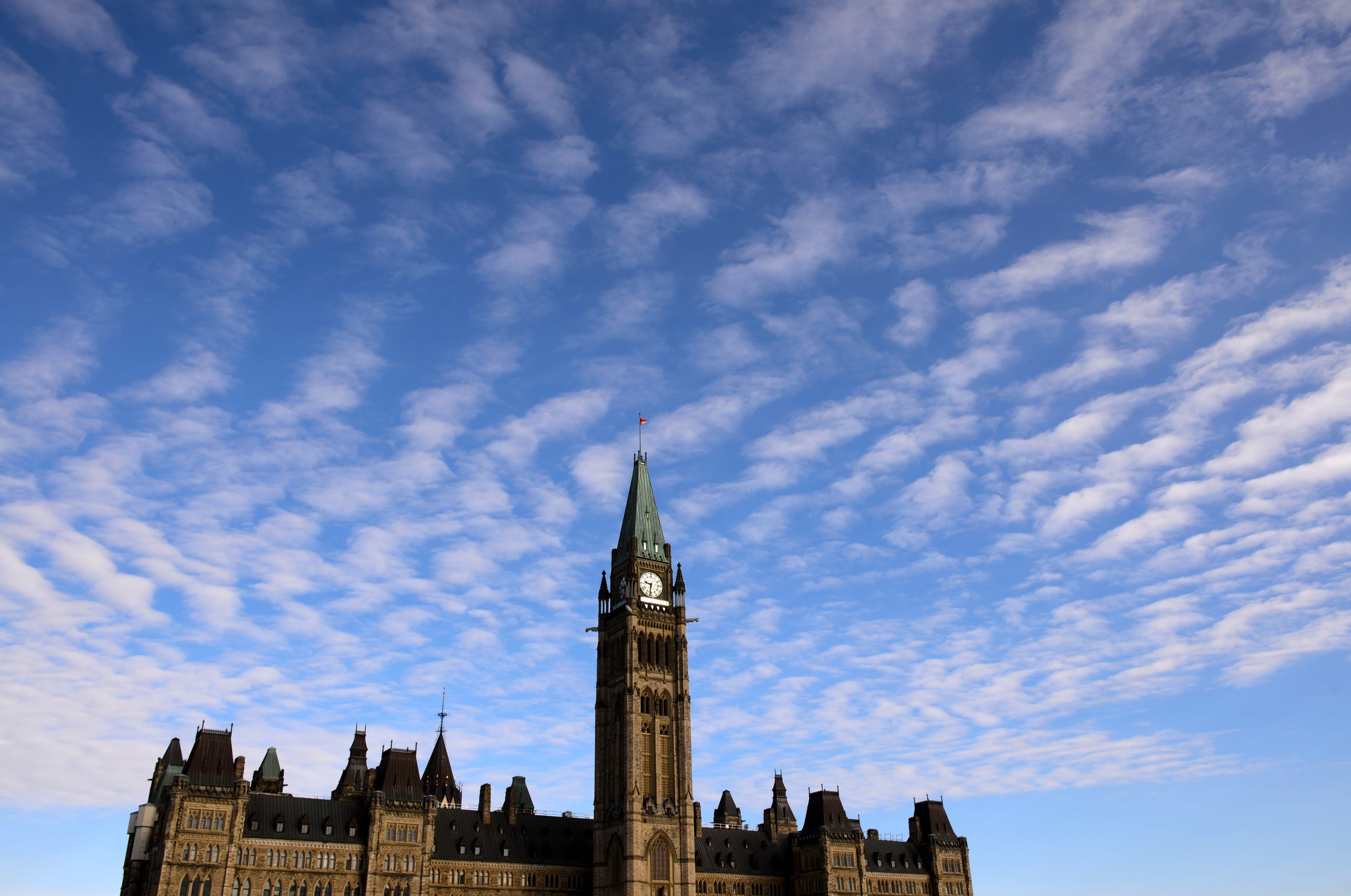 Parliament Hill on Wednesday, March 11, 2020. (Sean Kilpatrick/CP)