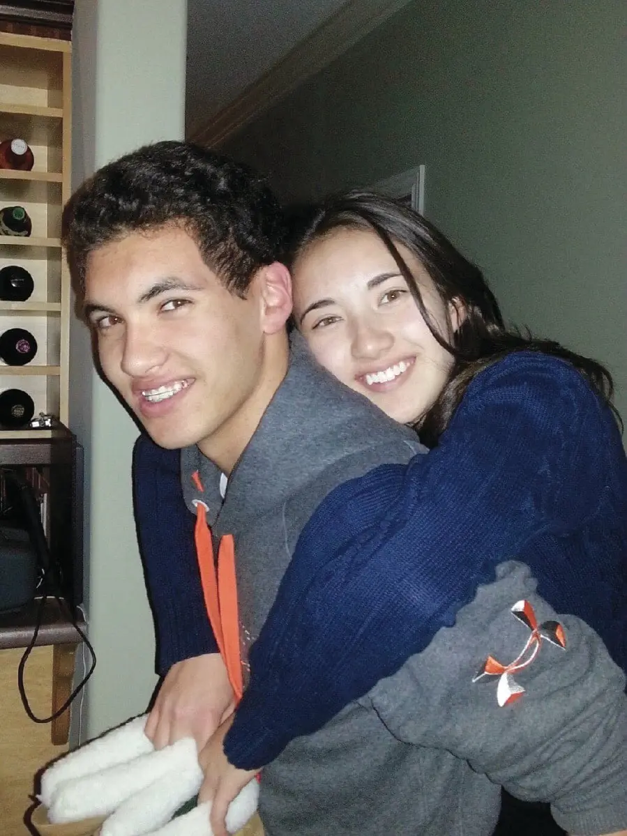 Thomas and Christina in 2012. (Courtesy of the Chan family)