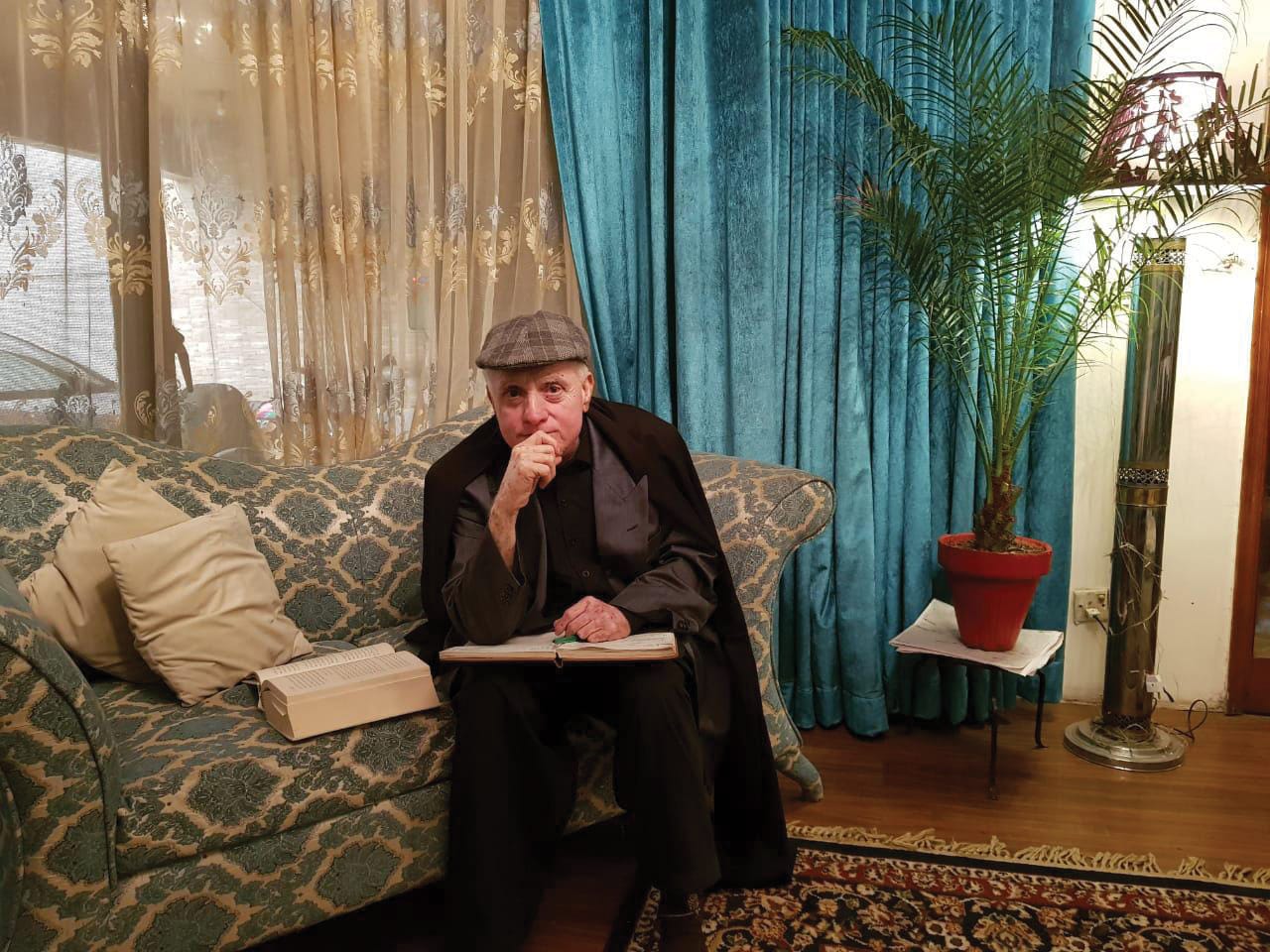 Haroon's father, Manzoor (Photograph by Nida Khalid)