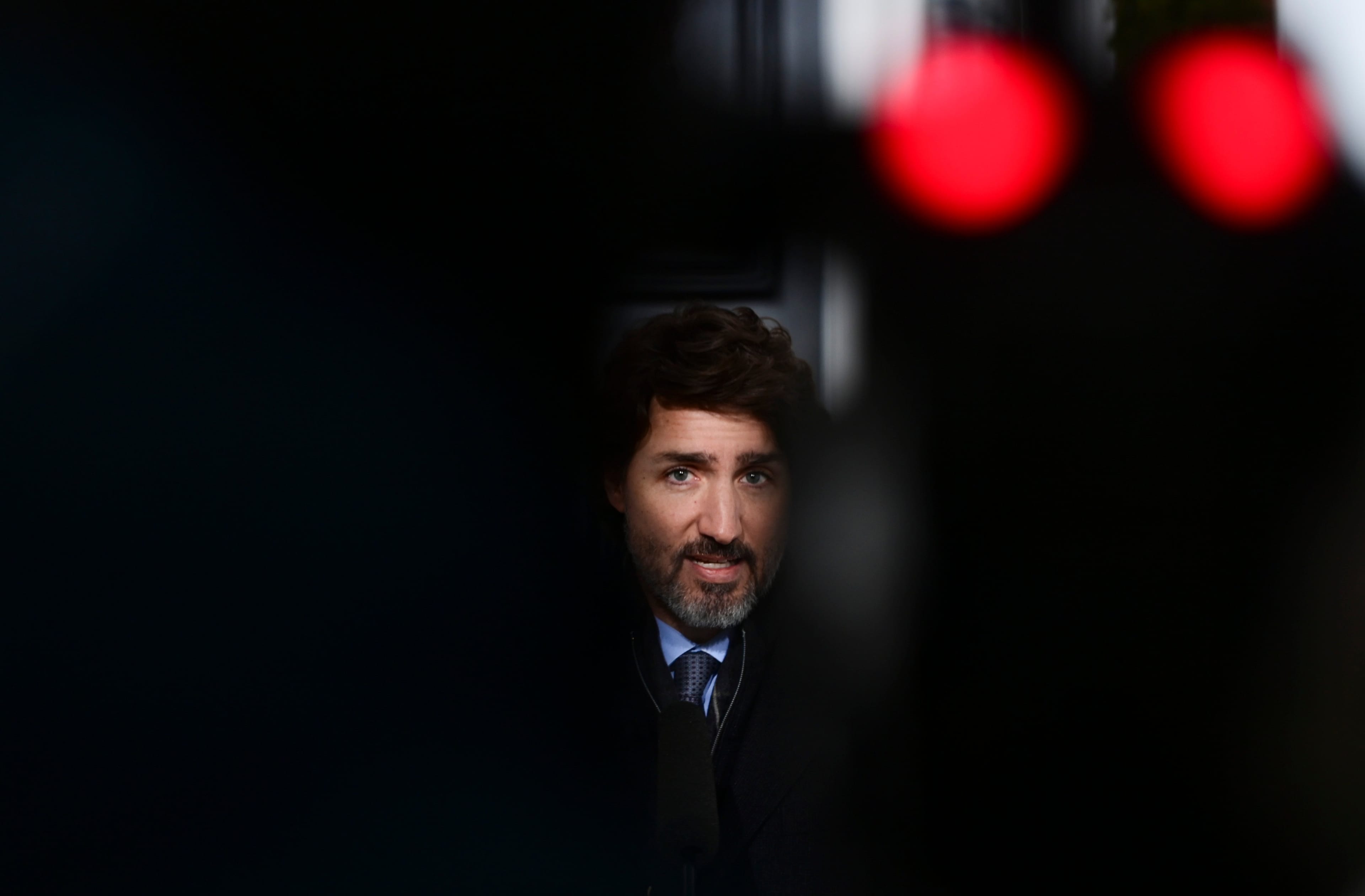Trudeau holds a press conference at Rideau Cottage on Jan. 5, 2021 (CP/Sean Kilpatrick)
