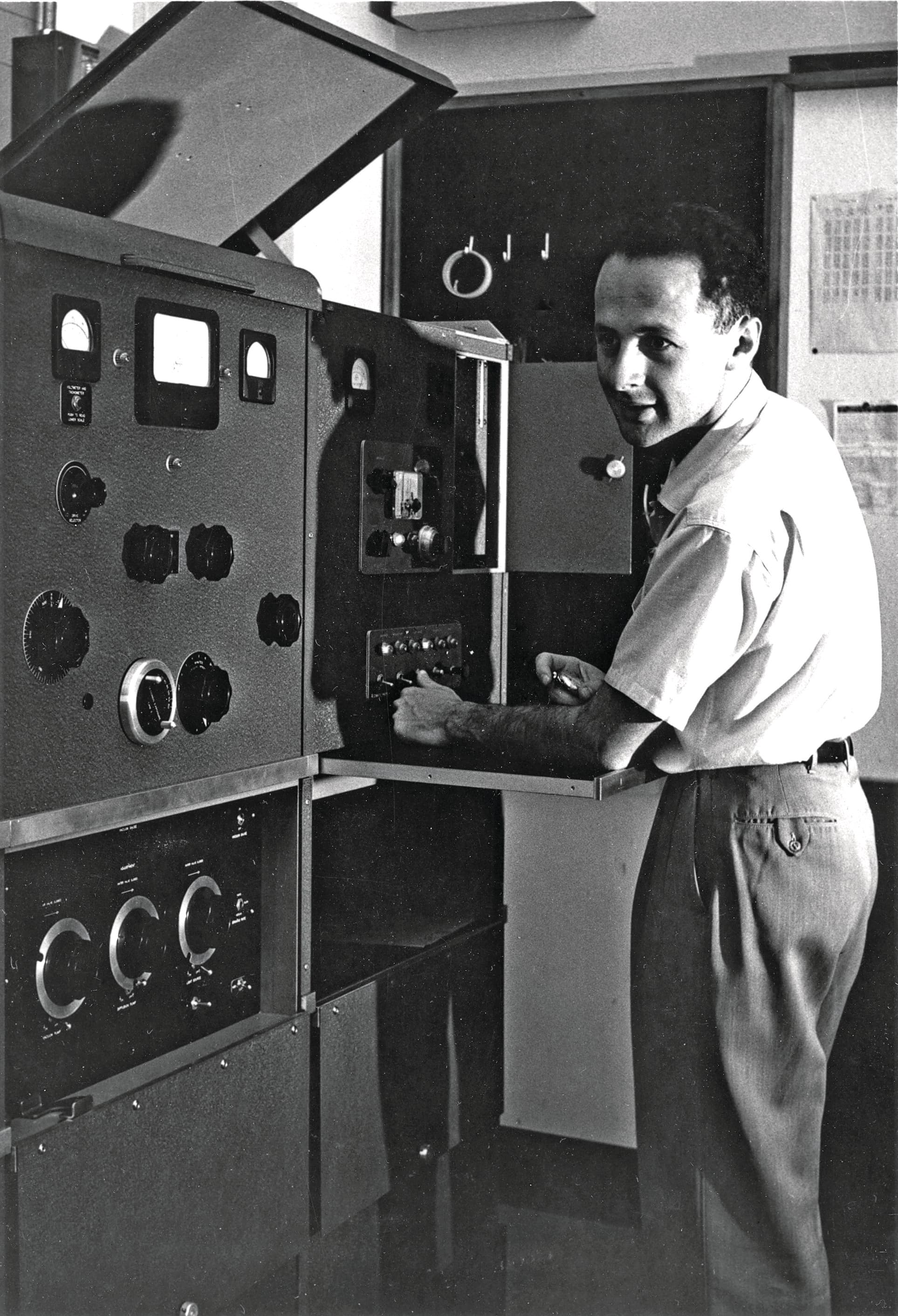 Meselson at Caltech in 1958 (Courtesy of the Caltech Archives)