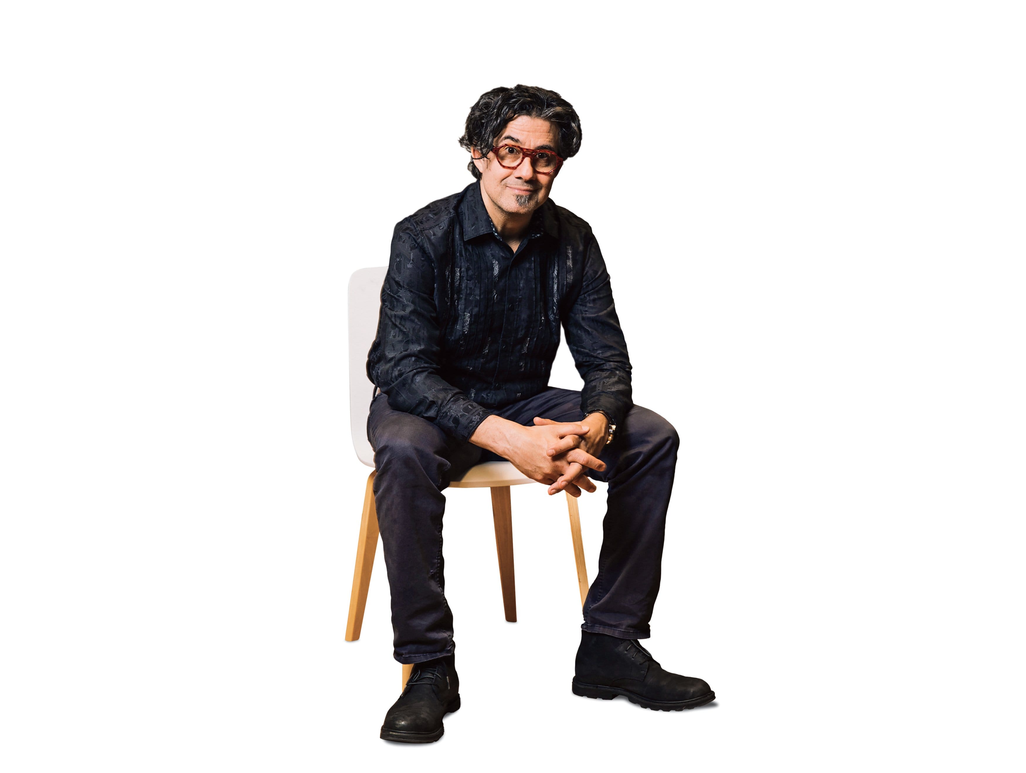Dr. Derrick Rossi, the the co-founder of Moderna. This portrait was taken in accordance with public health recommendations, taking all necessary steps to protect participants from COVID-19. (Photograph by Jake Belcher)