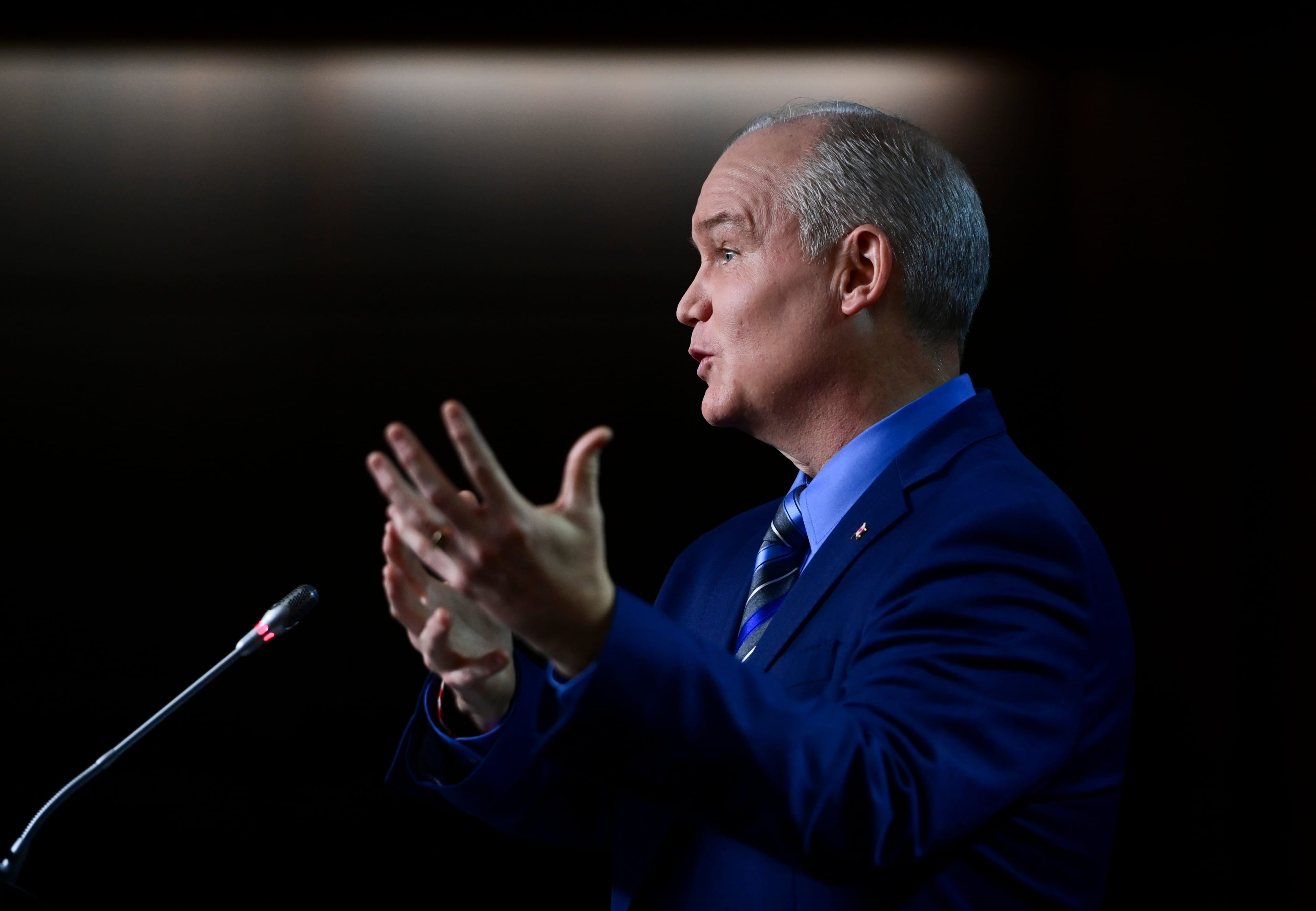 O'Toole holds a press conference on Parliament Hill on March 2, 2021 (CP/Sean Kilpatrick)