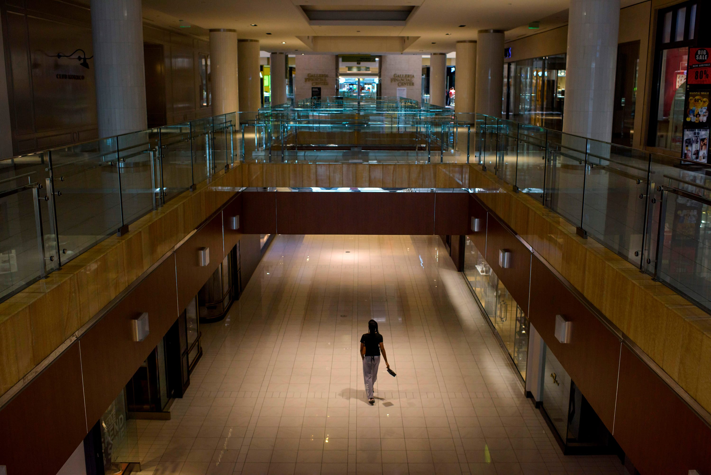 Lockdowns have curbed shopping, making the case for an effective fix for our climate crisis (Mark Felix/AFP/Getty Images)