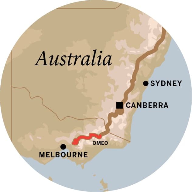Keddy’s 330-km route (in red) (iStock)