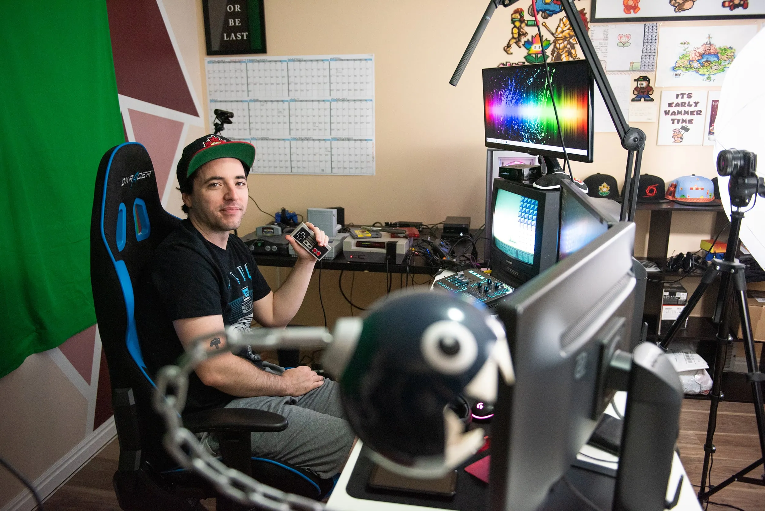 Fowler’s reputation as a speedrunner has earned him a vocal, devoted online audience (Photograph by Niki Chan Wylie)