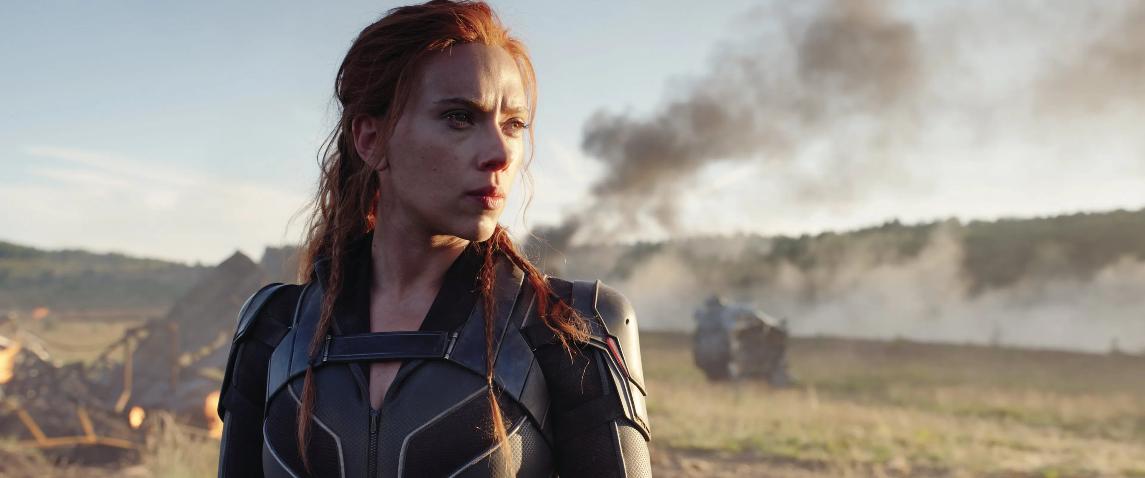 Film frame from Marvel Studios' 'Black Widow,' starring Scarlett Johansson. (Courtesy of Marvel Studios)