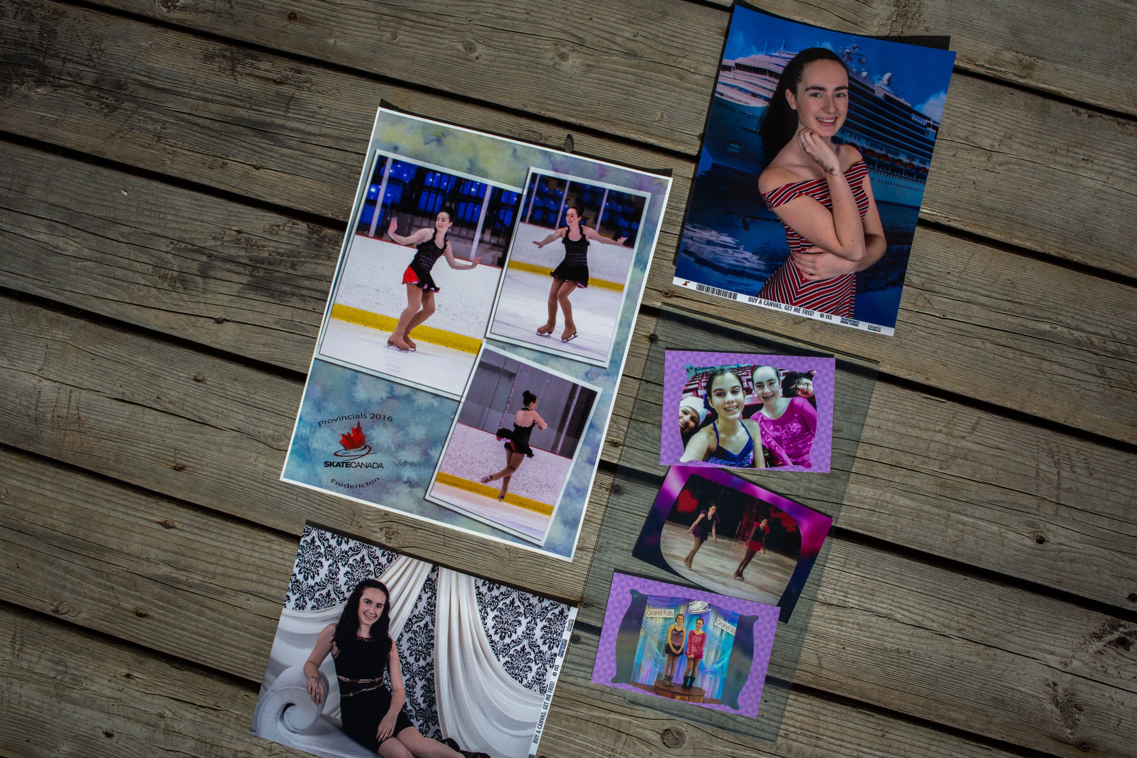 Before Gabrielle Cormier, 20, was diagnosed with a mysterious brain illness, she was an avid figure skater and student at Mount Allison University. She began losing her motor skills before her diagnosis and is now unable to walk without a cane, often losing her balance. (Photograph by Chris Donovan)