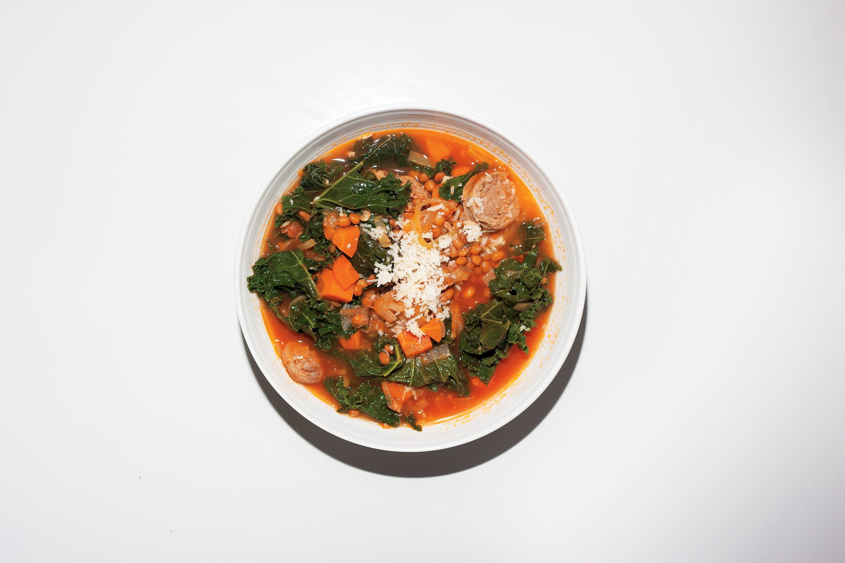 HEARTY KALE AND SAUSAGE SOUP(Photograph by Sarah Palmer)