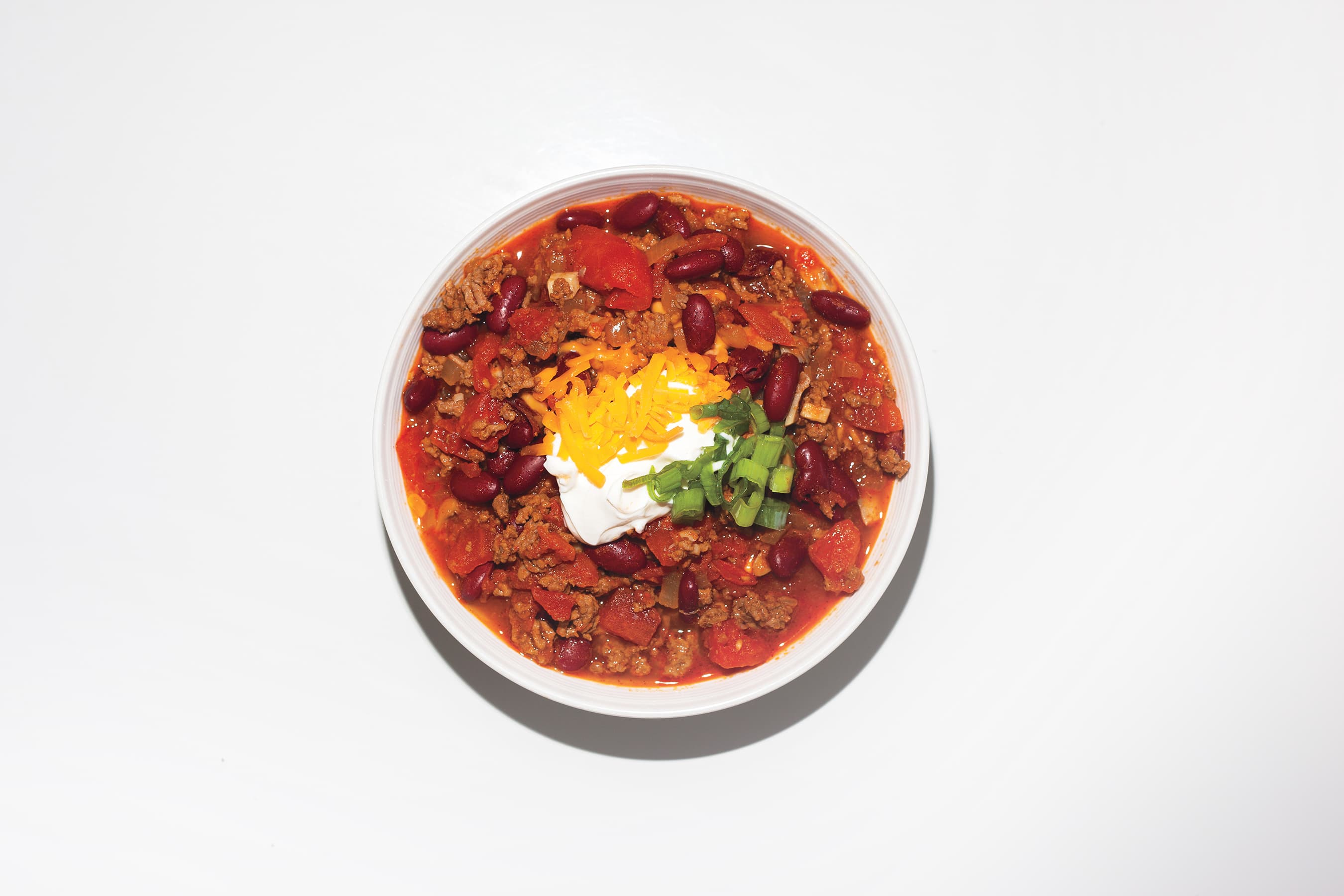 SUPER-FAST BEEF CHILI (Photograph by Sarah Palmer)