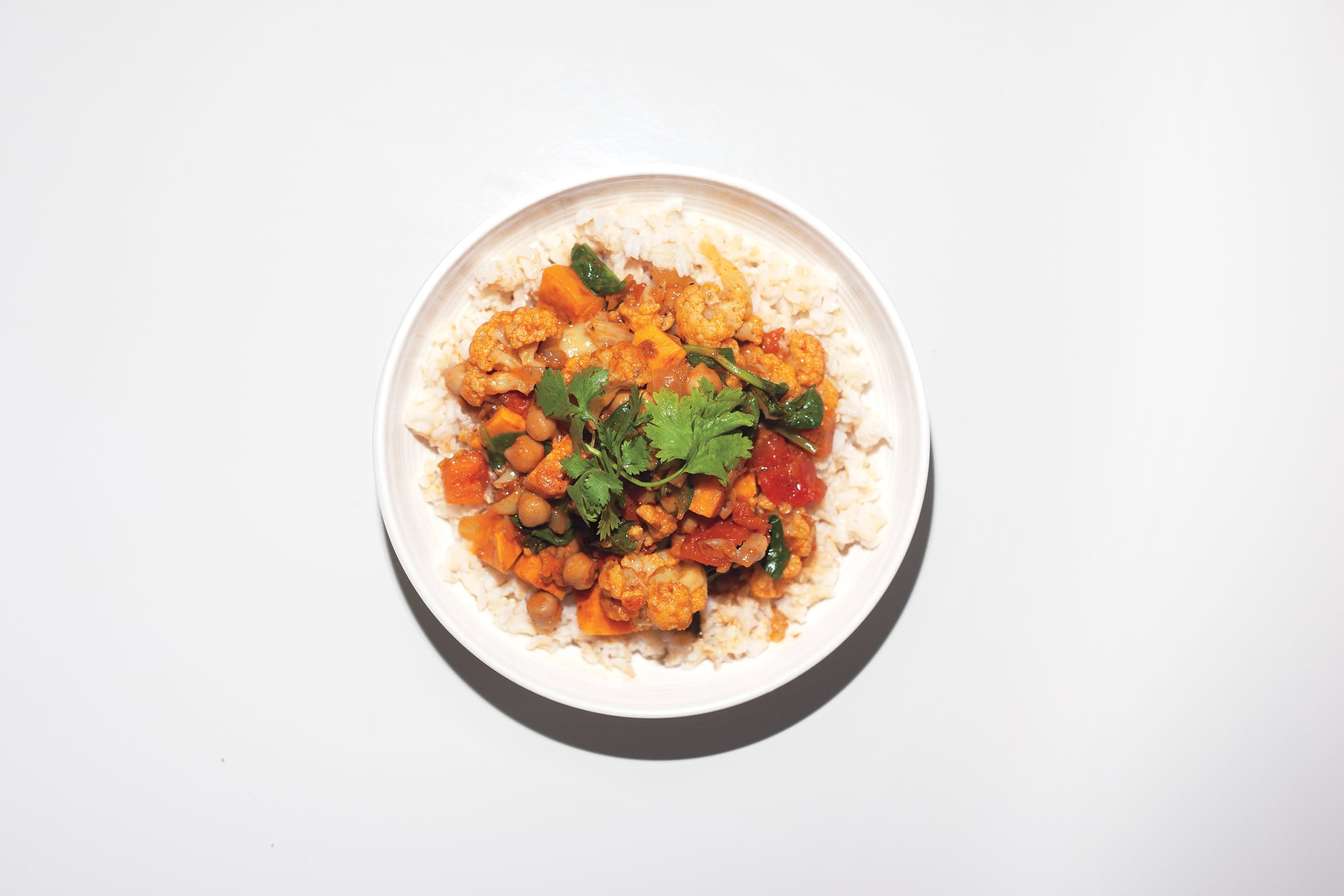 CHICKPEA CURRY IN A HURRY (Photograph by Sarah Palmer)