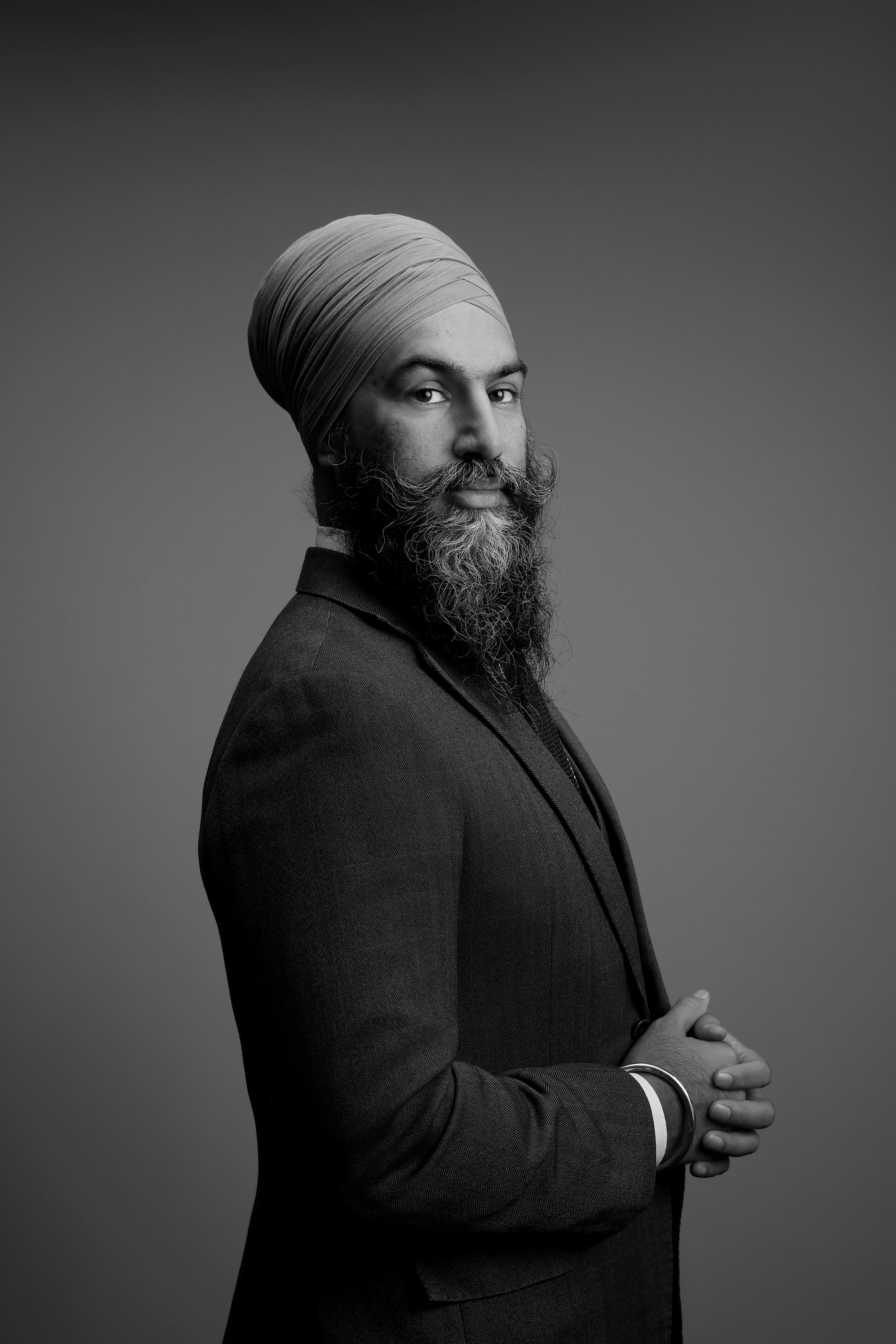 Canada's New Democratic Party leader Jagmeet Singh in Ottawa October 6, 2021. Photograph by Blair Gable