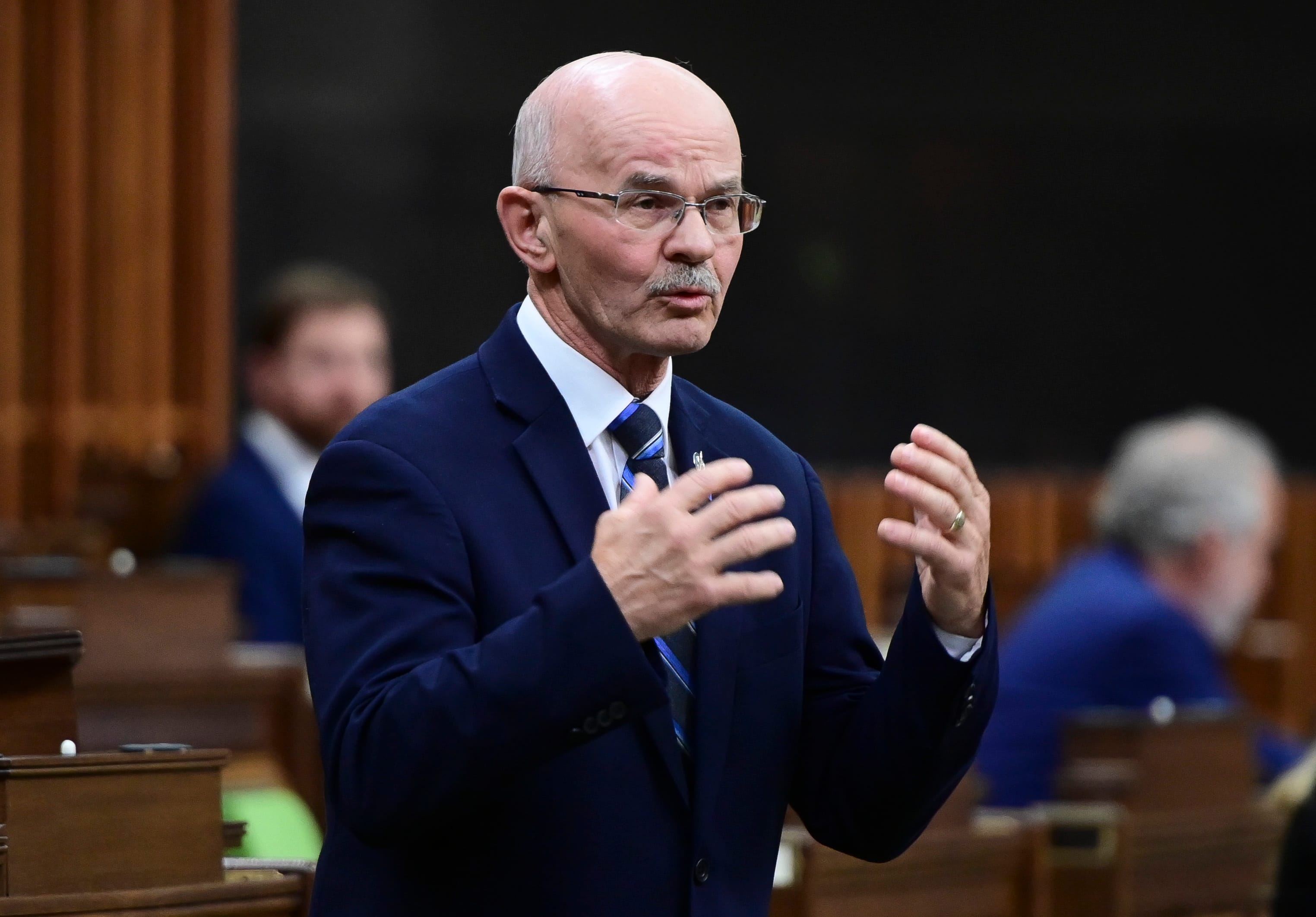 Conservative MP Richard Lehoux in Ottawa on June 3, 2021. (Sean Kilpatrick/Canadian Press)