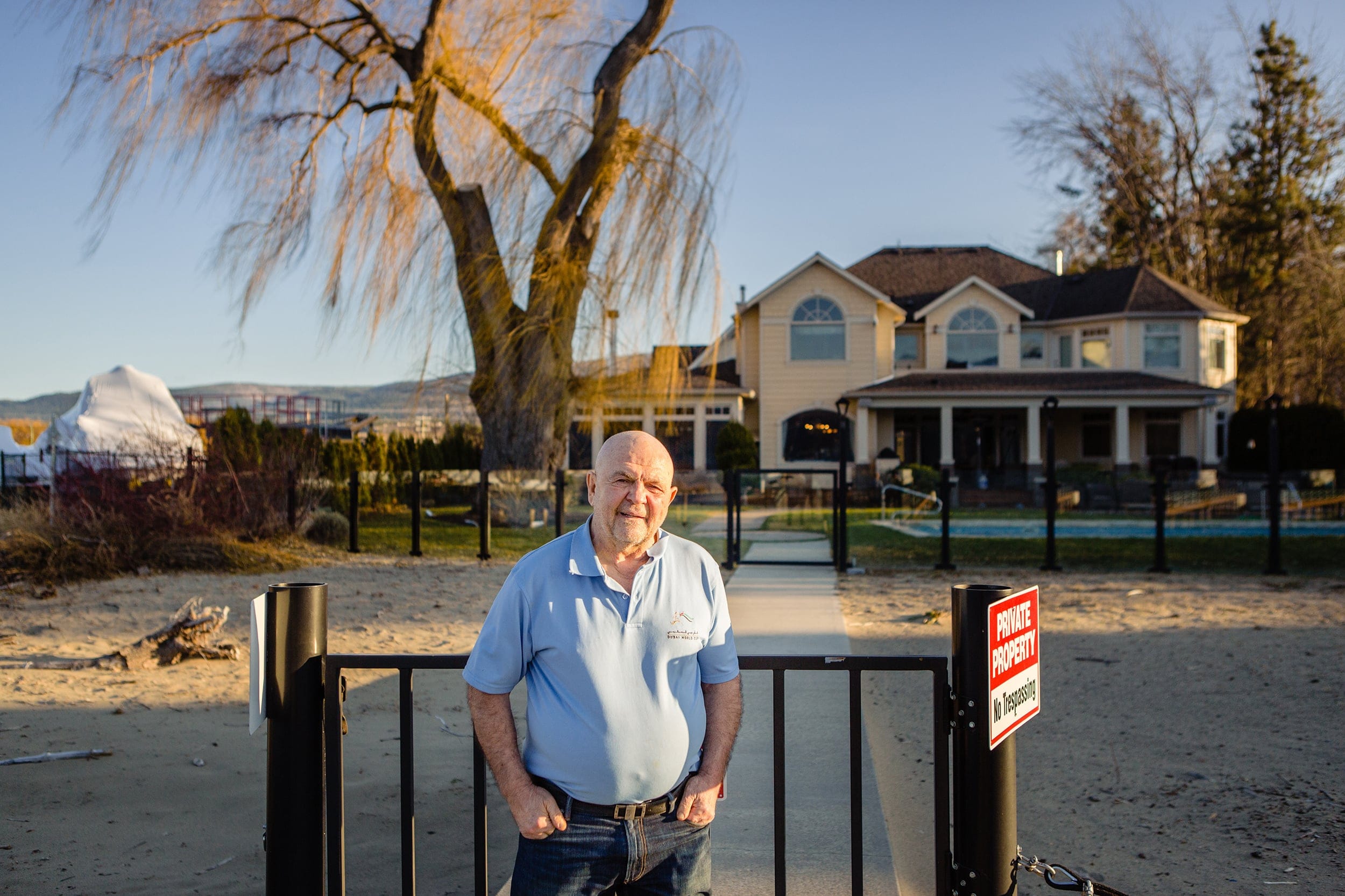 Fipke at his home (Photograph by Kathleen Fisher)