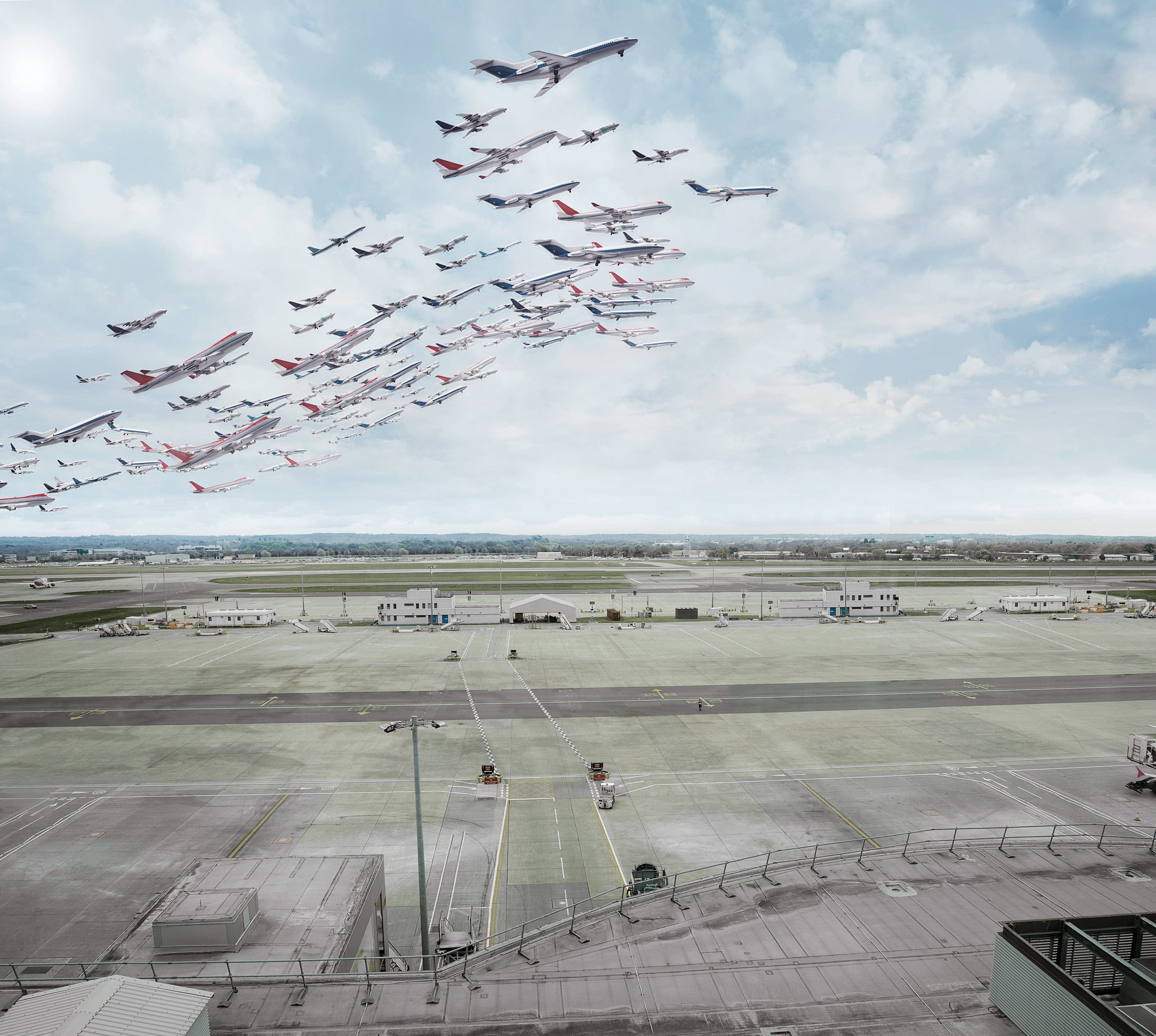 Every plane that was parked undergoes a frenzy of oiling and greasing. ‘There’s a lot of lubing,’ says one maintenance manager. (Timandtim/Getty Images)