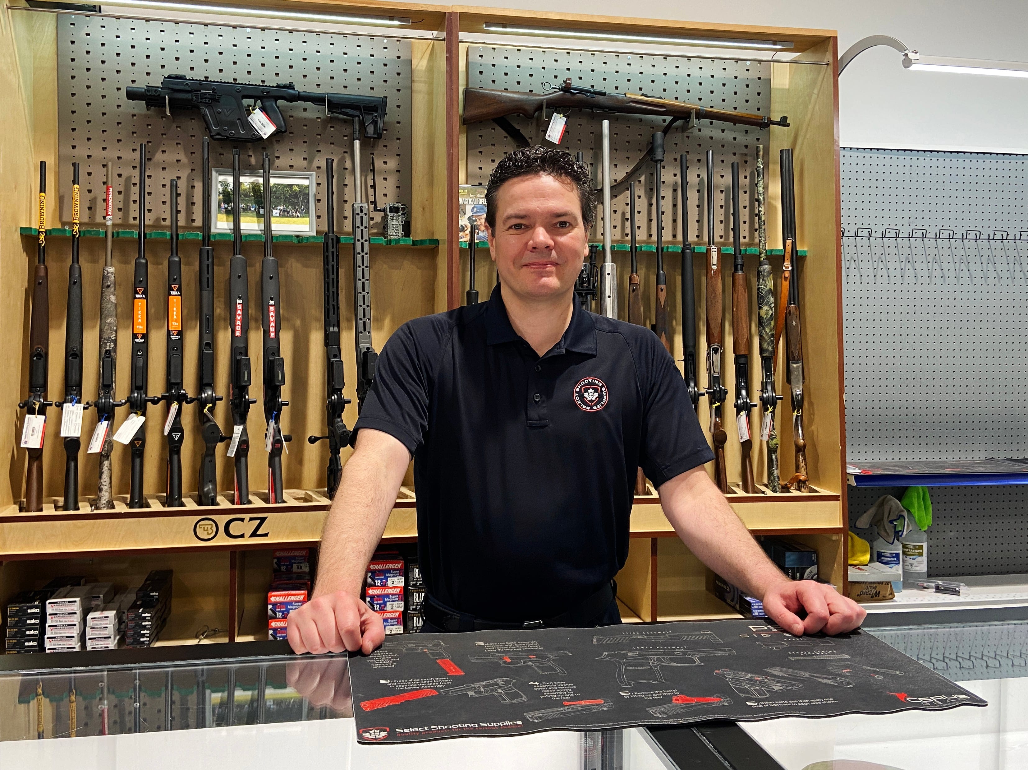 Ryan Simper of Select Shooting Supplies says the proposed gun laws are misguided