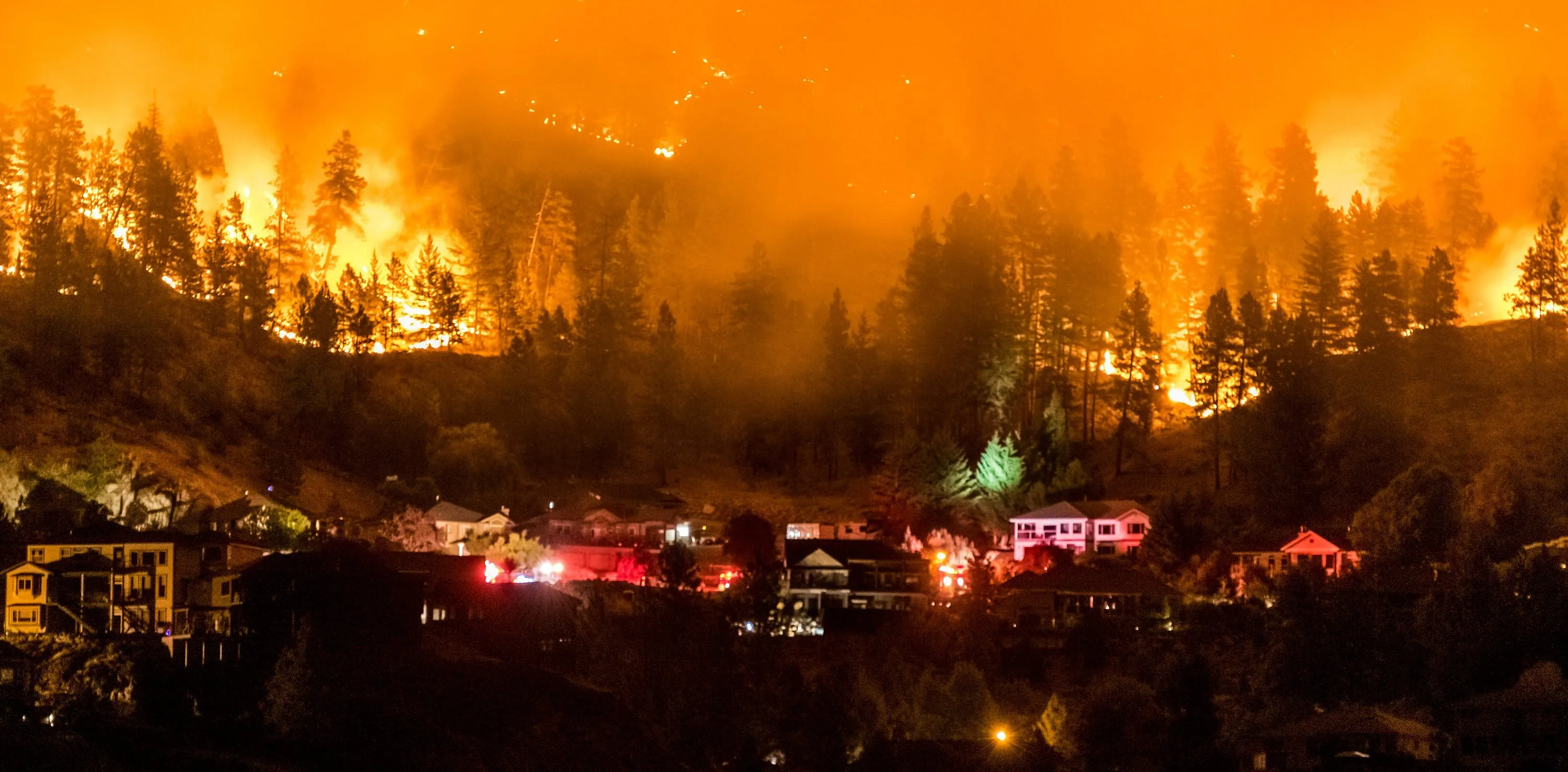 At some points last summer, there were as many as 80 new fires each day in British Columbia. (Photo courtesy Doug Drouin. All other photos by Troy Moth)
