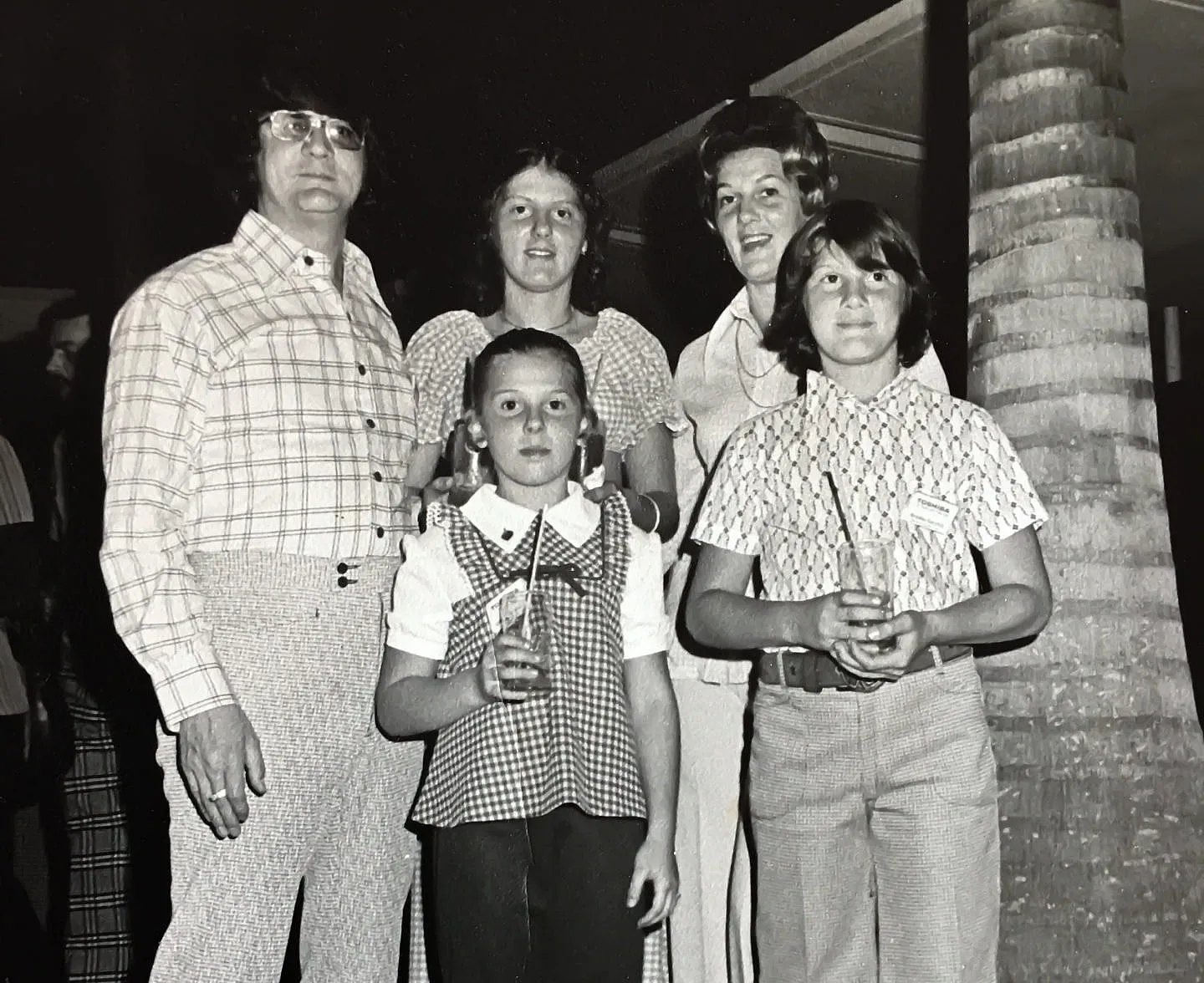 Jean Claude Garofoli pictured with his family.