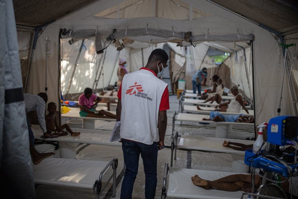 “It wasn’t long before we were flooded with cholera patients”