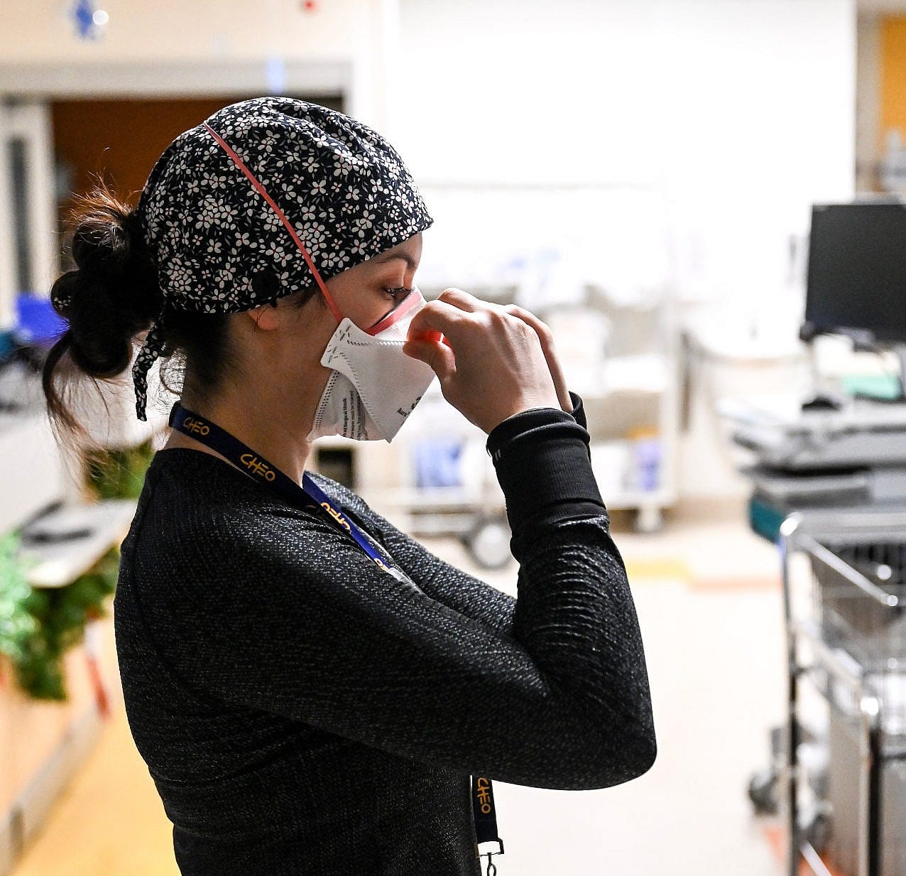 "You’re expected to deal with all this trauma, but you’re not given the tools to cope with it," says Ottawa PICU nurse Chelsea Cadieux (Photography by Rebecca Hay)