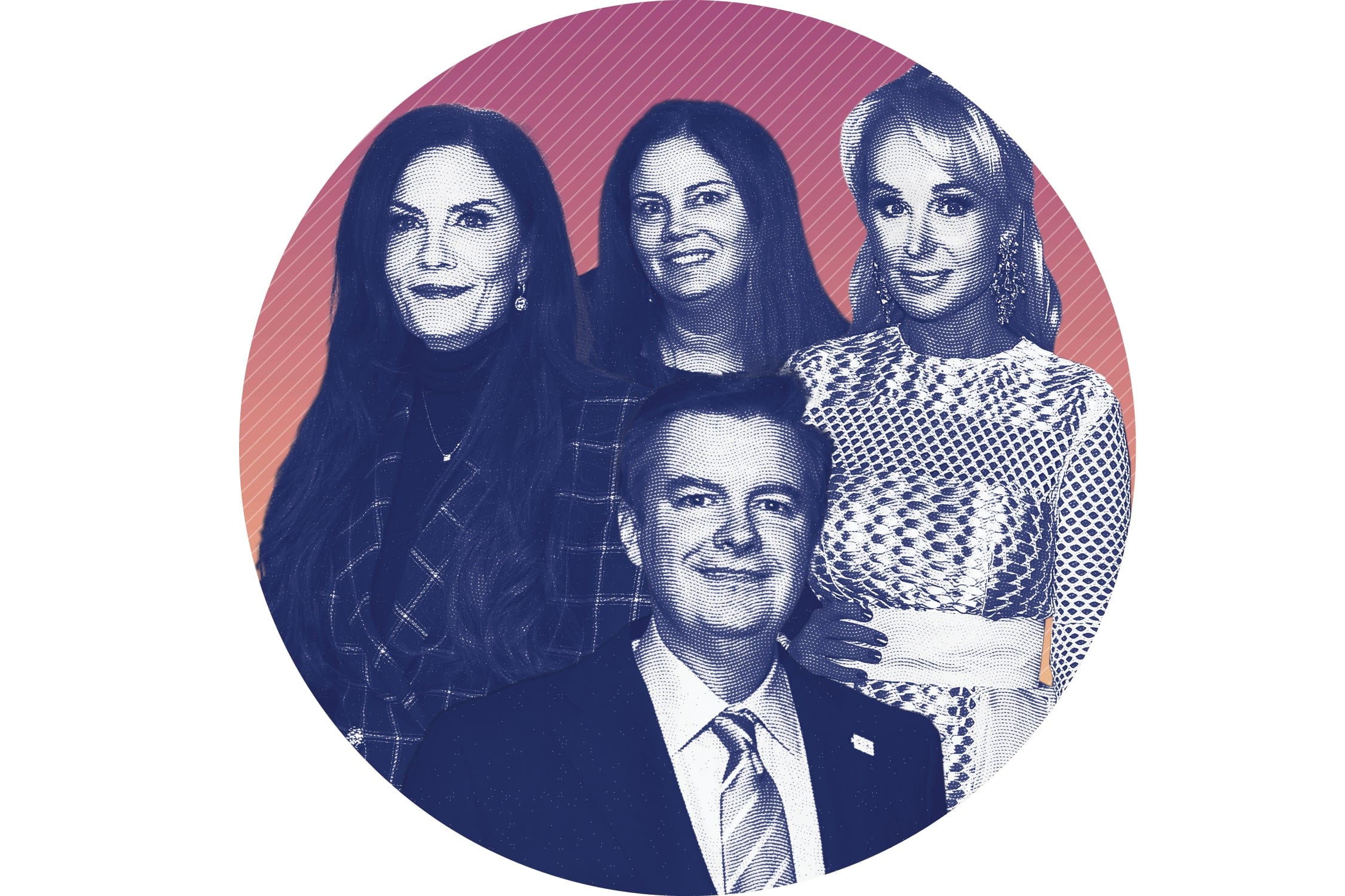 Clockwise from top left: Melinda Rogers-Hixon, Martha Rogers, Suzanne Rogers, Edward Rogers