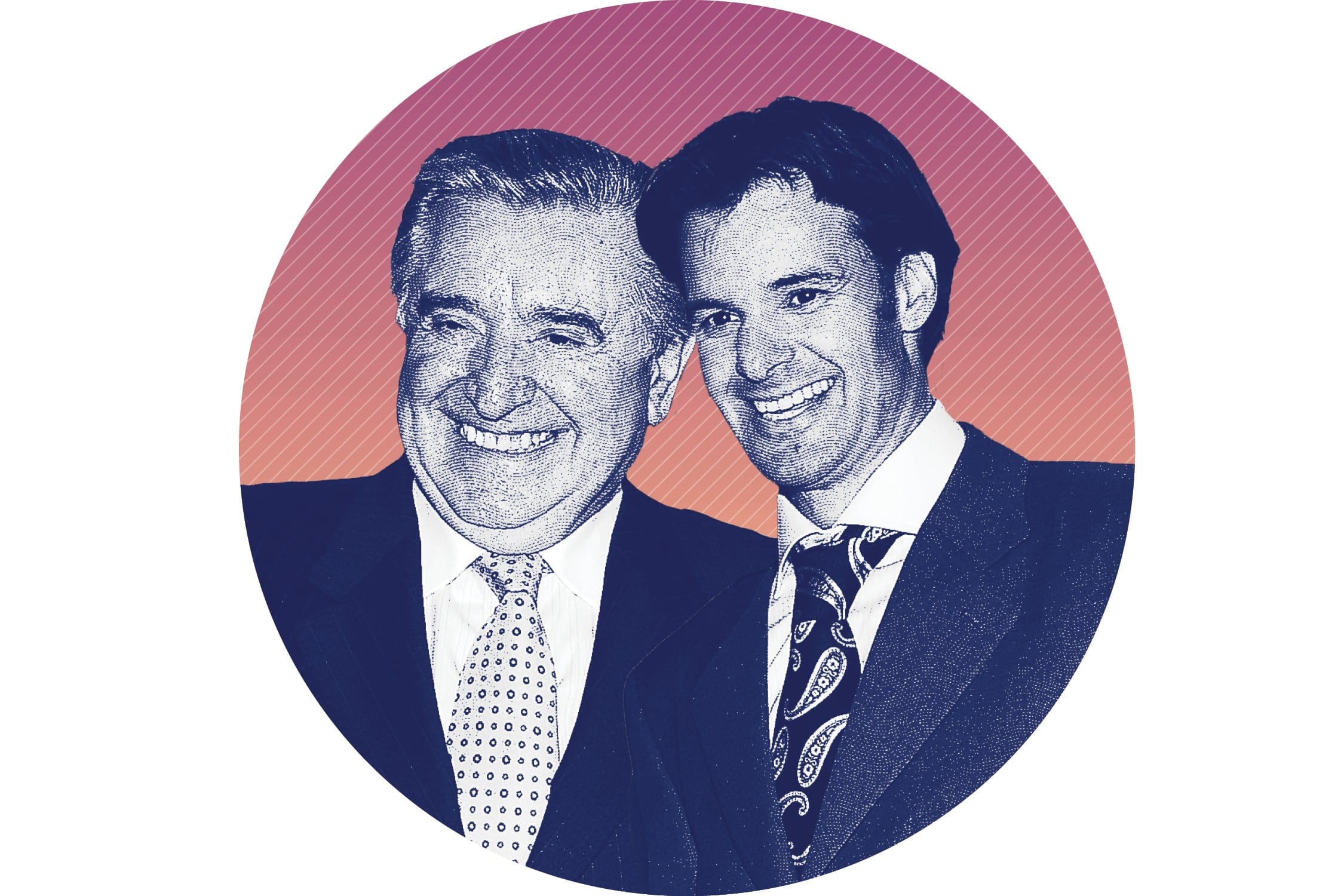 Lino Saputo Jr. and Lino Saputo Sr.