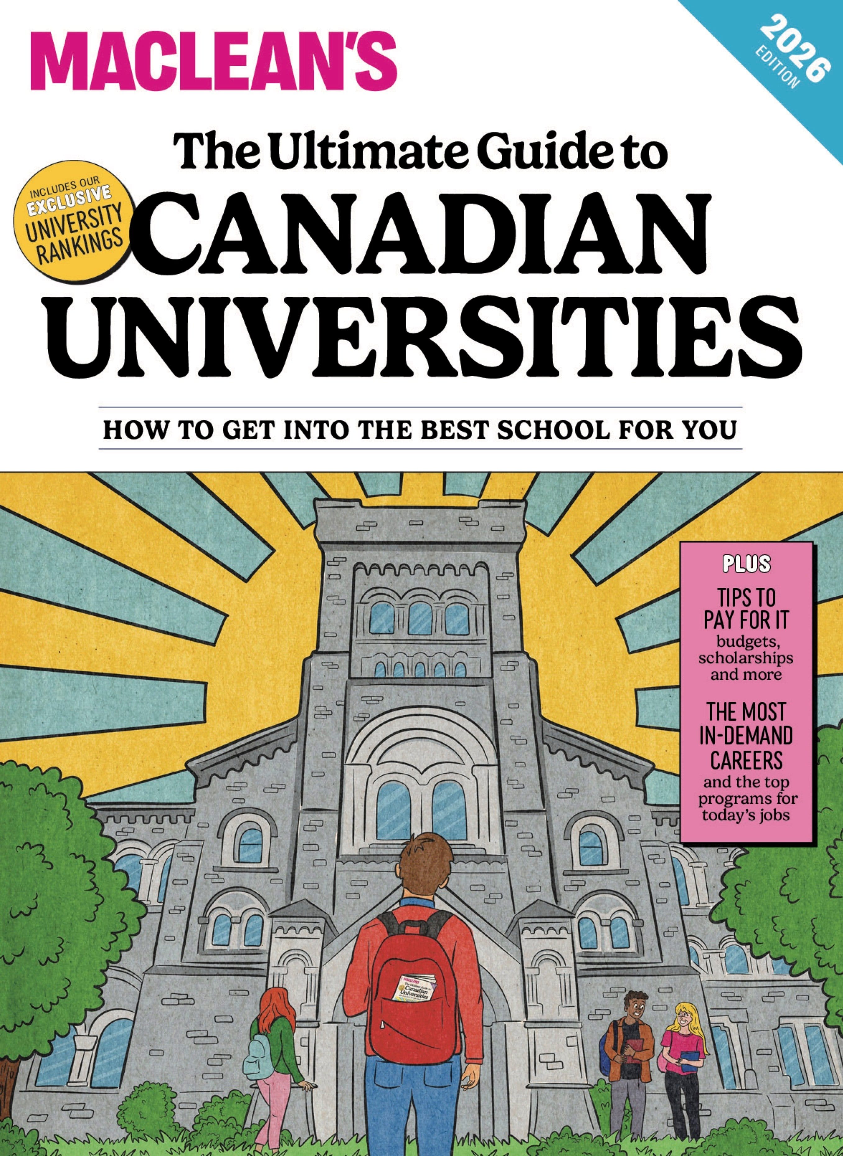 the cover of the ultimate guide to canadian universities