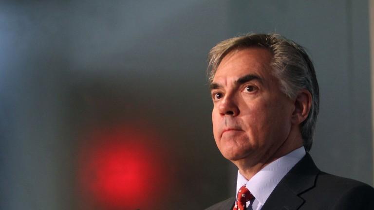 <p>Alberta Premier Jim Prentice announce measures to ease pressure on provincial hospitals by addressing the needs of more than 700 senior or complex needs patients during a news conference at Robbins Pavilion at the Royal Alexandra Hospital in Edmonton, Alberta on Monday, October 14, 2014.  Perry Mah/QMI Agency</p>
