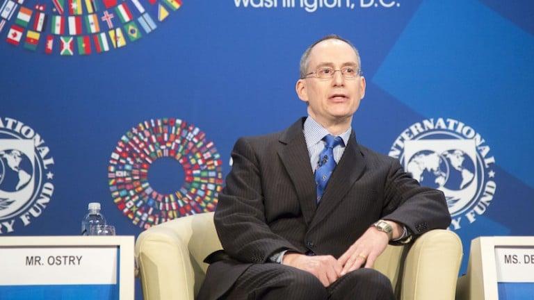 <p>IMF deputy director Jonathan Ostry  at the 2016 IMF/World Bank Spring meetings in Washington, D.C. in April. (Photo credit:   Roxana Bravo/IMF Photo) </p>
