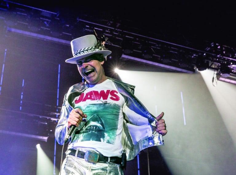 <p>August 20, 2016: Gord Downie, lead singer for the Tragically Hip, performs during the bandÕs last concert in Kingston. (David Bastedo/The Tragically Hip)</p>
