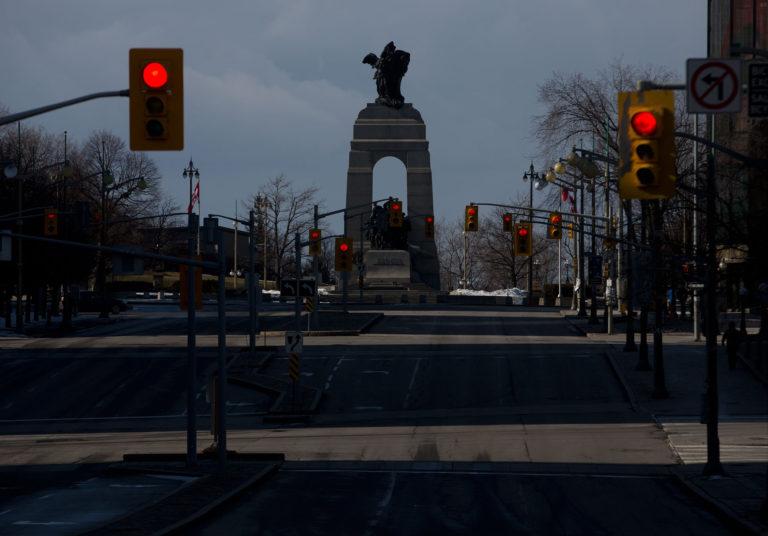 The empty streets of Ottawa (Tobin Grimshaw)