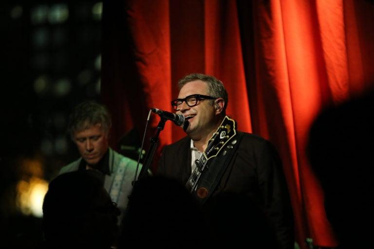NEW YORK, NEW YORK - NOVEMBER 11: Musician Steven Page performs during his "An Evening With The Steven Page Trio" show at City Vineyard on November 11, 2019 in New York, New York. (Photo by Al Pereira/Getty Images).