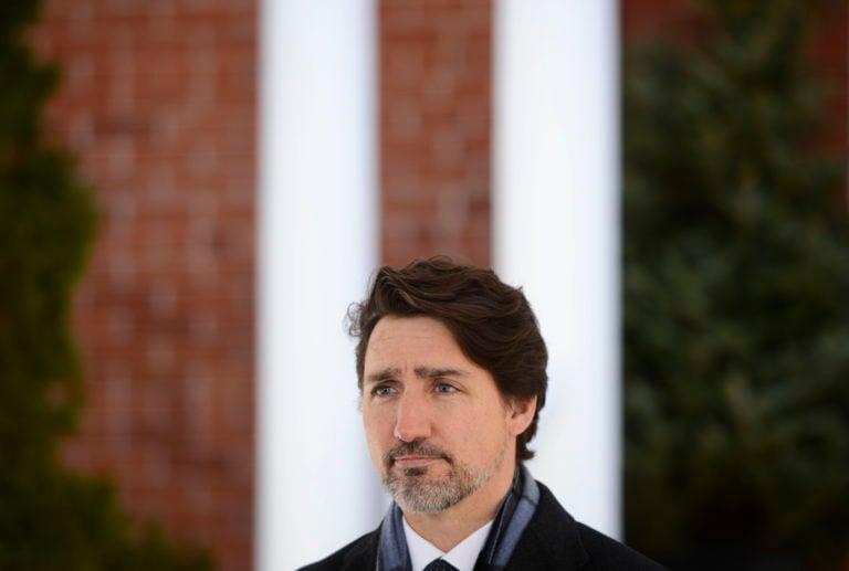 Prime Minister Justin Trudeau addresses Canadians on the COVID-19 pandemic from Rideau Cottage in Ottawa on Monday, April 20, 2020. THE CANADIAN PRESS/Sean Kilpatrick