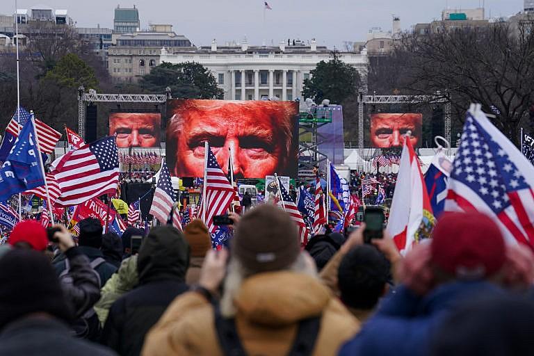 Trump supporters participated in a rally on Jan. 6, 2021, in Washington (John Minchillo/AP/CP)