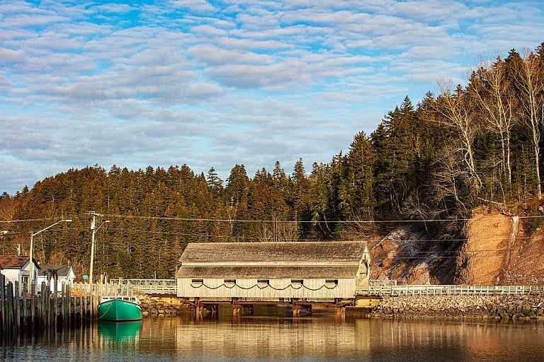 Vaughan Creek Irish River #1 bridge in New Brunswick (John Morris)
