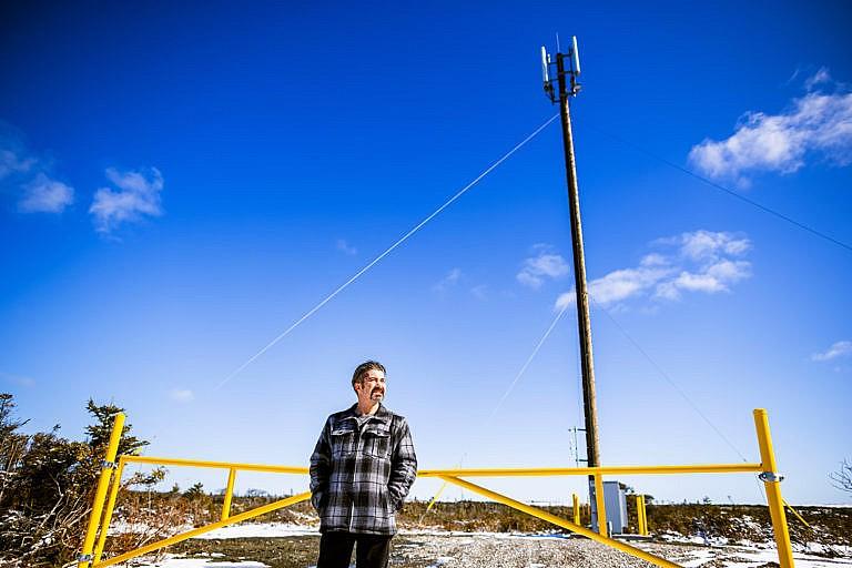 Cornect says most households in the community gave $100 to a GoFundMe page for the cell tower (Photograph by Dru Kennedy)