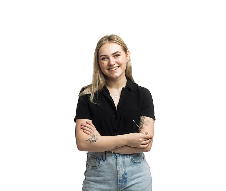 Madeline Peet. This portrait was taken in accordance with public health recommendations, taking all necessary steps to protect participants from COVID-19. (Photograph by Meghan Tansey Whitton)